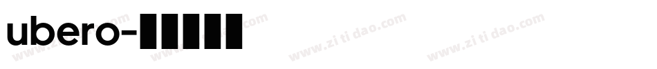 ubero字体转换