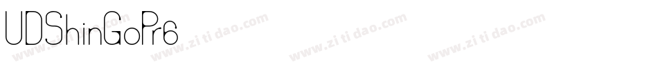 UDShinGoPr6字体转换