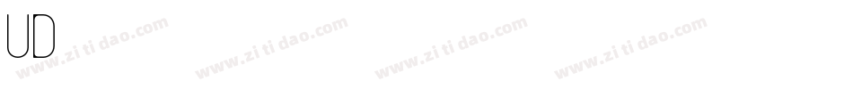 UD黑体字体转换