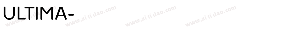 ULTIMA字体转换