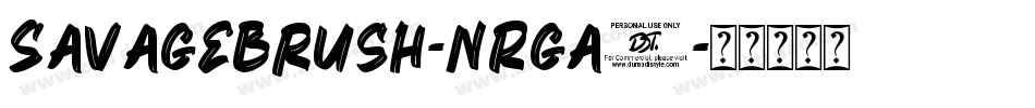 SavageBrush-nRga0字体转换
