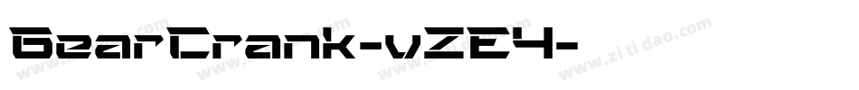 GearCrank-vZE4字体转换