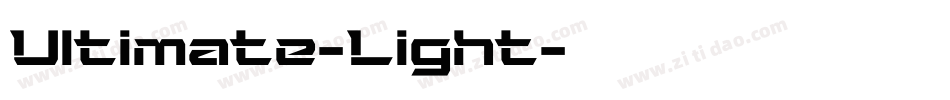 Ultimate-Light字体转换