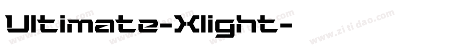 Ultimate-Xlight字体转换