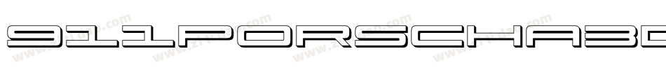 911Porscha3D-3Eg3字体转换
