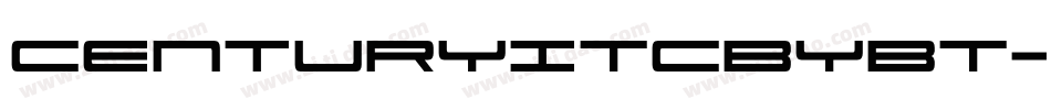 CenturyITCbyBT-UltraCondensed字体转换