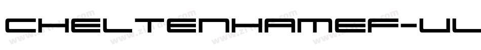 CheltenhamEF-UltraCondensed字体转换