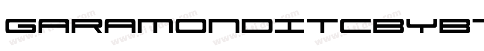 GaramondITCbyBT-UltraCondensed字体转换