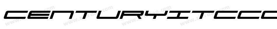 CenturyITCCondensedBQ-UltraItalic字体转换