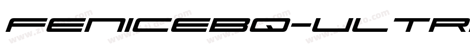 FeniceBQ-UltraItalic字体转换