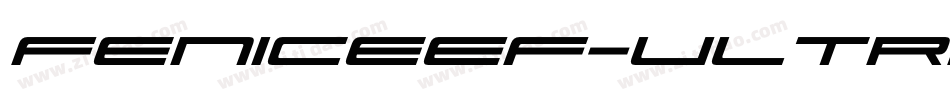 FeniceEF-UltraItalic字体转换