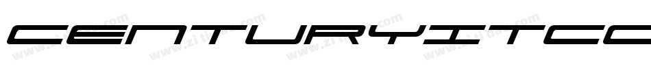 CenturyITCCondensedBQ-UltraItalic字体转换