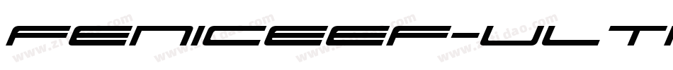 FeniceEF-UltraItalic字体转换