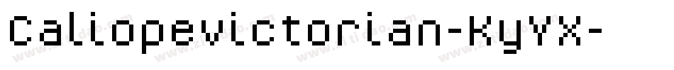 Caliopevictorian-KyYX字体转换
