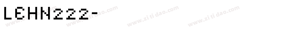 LEHN222字体转换