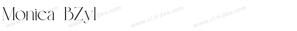 Monica-BZyl字体转换
