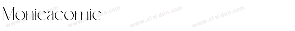 Monicacomic字体转换