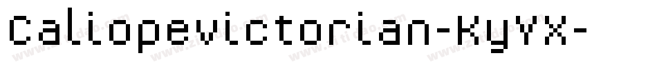 Caliopevictorian-KyYX字体转换