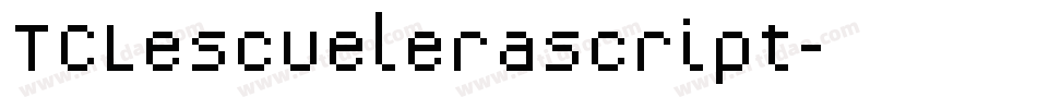 TCLescuelerascript字体转换