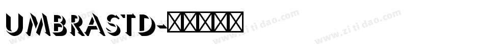 UmbraStd字体转换