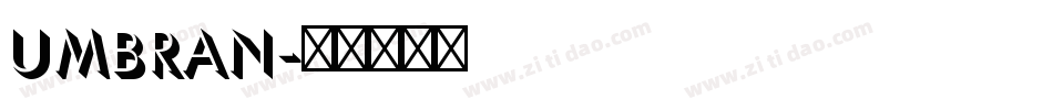 Umbran字体转换