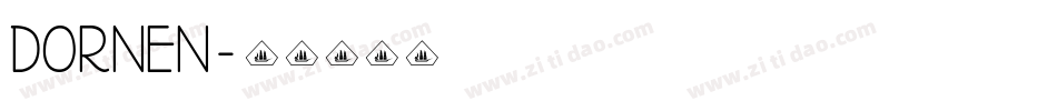 DORNEN字体转换