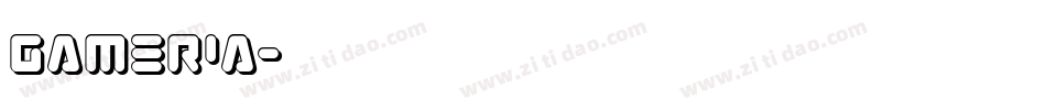 GAMERIA字体转换
