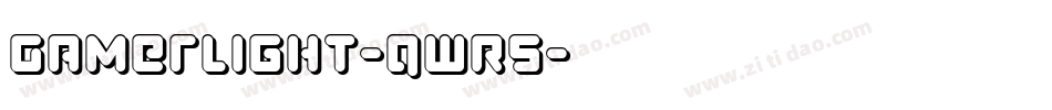 GamerLight-qwR5字体转换