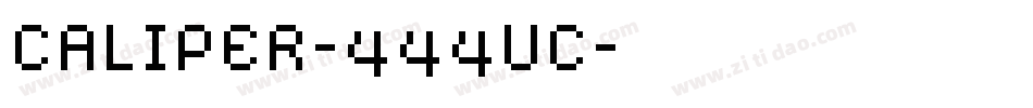 CALIPER-444UC字体转换