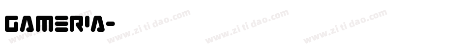 GAMERIA字体转换