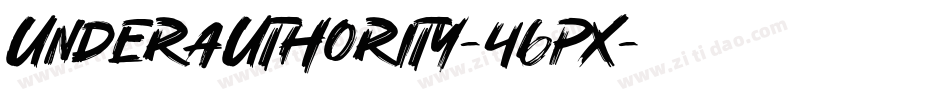 UnderAuthority-46px字体转换