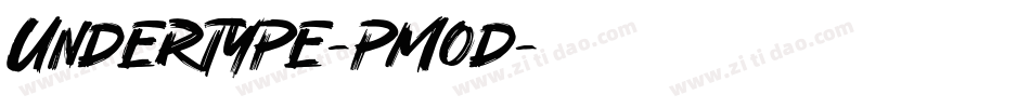 UnderType-pmOD字体转换