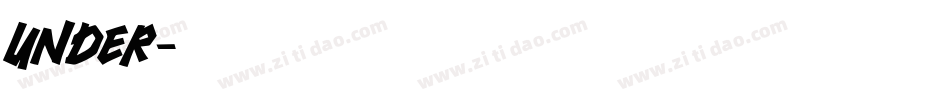 Under字体转换