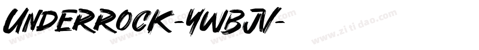 UnderRock-ywBjV字体转换