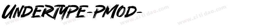 UnderType-pmOD字体转换