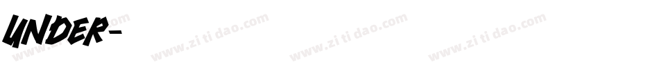 Under字体转换