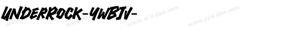 UnderRock-ywBjV字体转换