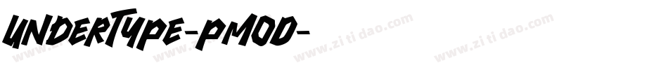 UnderType-pmOD字体转换