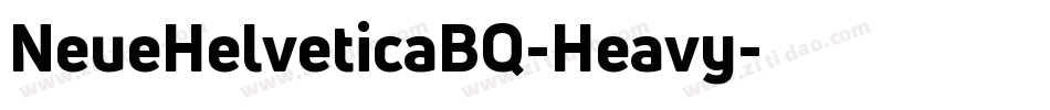 NeueHelveticaBQ-Heavy字体转换