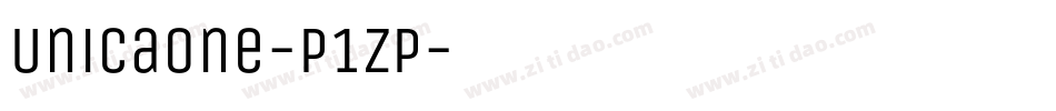UnicaOne-P1zP字体转换 UnicaOne-P1zP字体转换