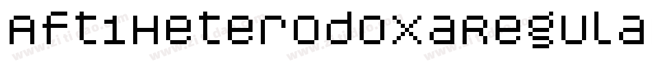 Aft1HeterodoxaRegular-23XW字体转换