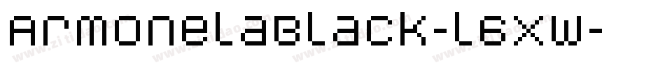ArmonelaBlack-l6Xw字体转换