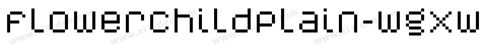 FlowerchildPlain-wgXw字体转换