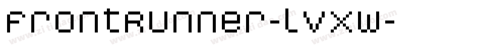 FrontRunner-lvXw字体转换 FrontRunner-lvXw字体转换