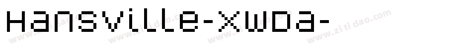 Hansville-XwDa字体转换
