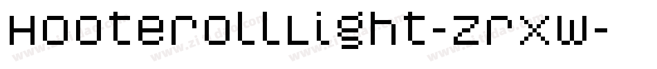 HooterollLight-zrXw字体转换