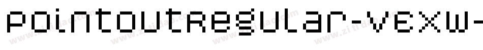 PointoutRegular-VEXw字体转换
