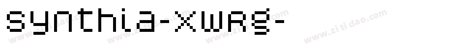 Synthia-XwRg字体转换 Synthia-XwRg字体转换