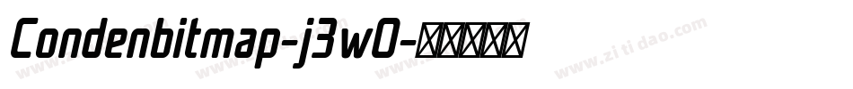 Condenbitmap-j3wO字体转换