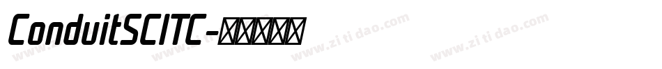 ConduitSCITC字体转换